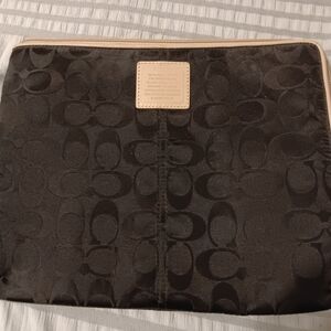 Coach signature tablet case/zipper pouch 8x11